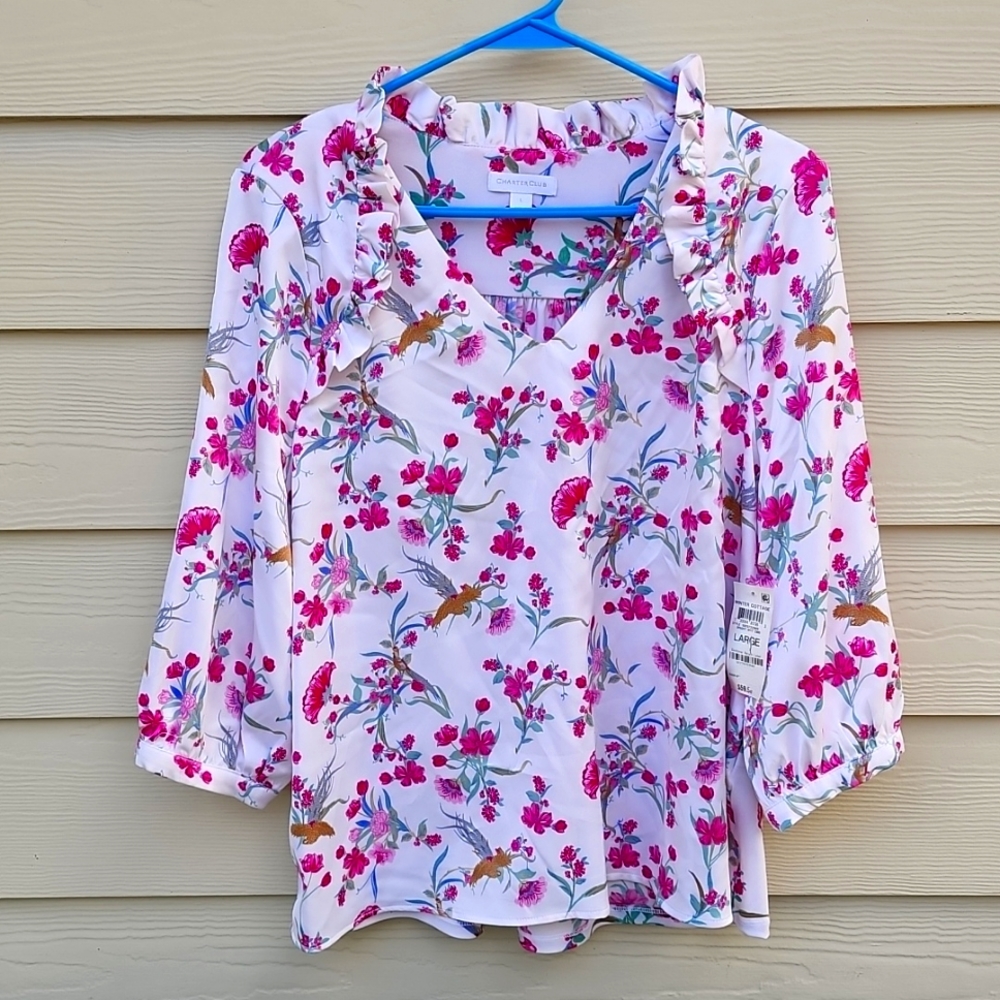 Women blouse winter cottage size Large